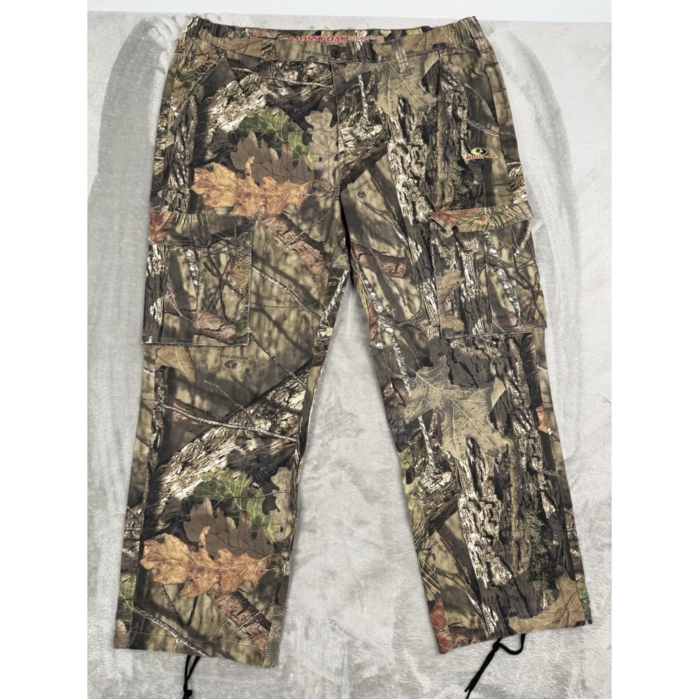 Mossy Oak Camo Cargo Pants Mens XL (40-42) Utility Hunting Stretch Range Duck